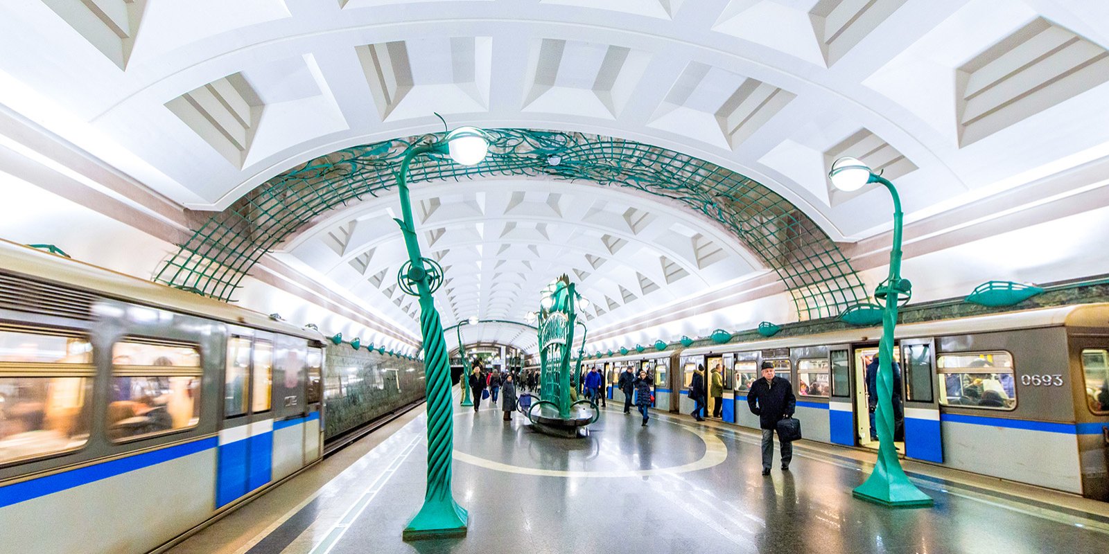 A moszkvai metró egyik állomása